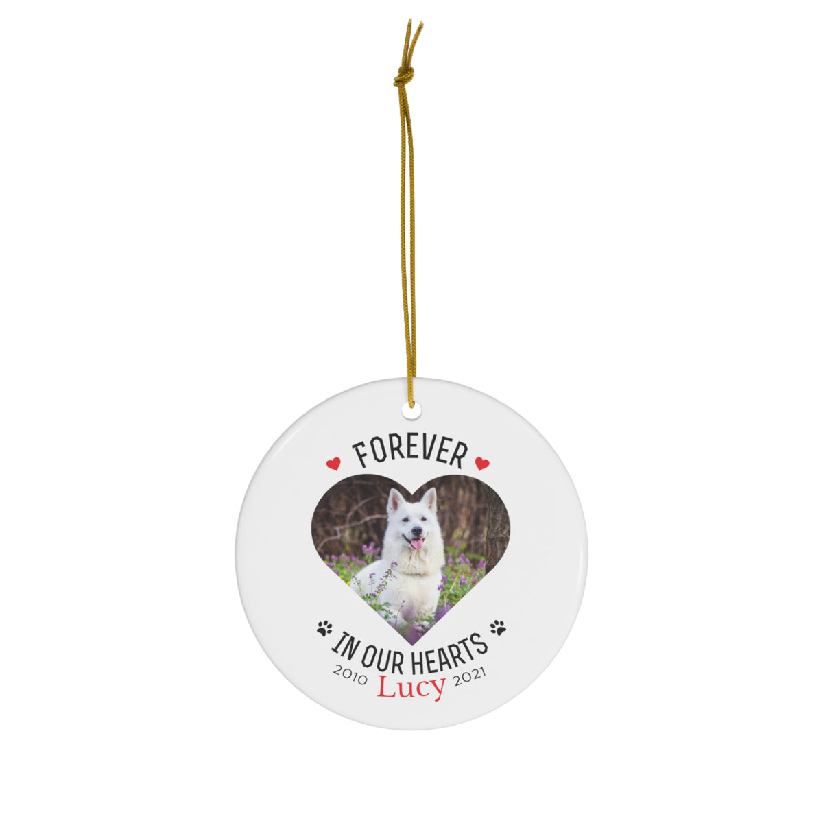 Personalized Pet Memorial Ornament