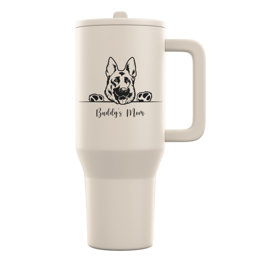 Custom dog 40oz HYDRO Tumbler - Laser Engraved