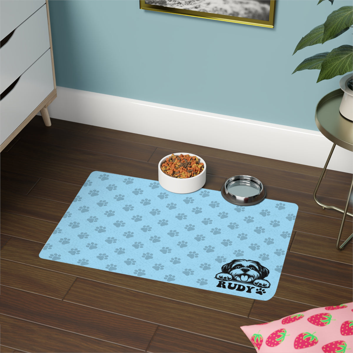 Custom dog breed placemat