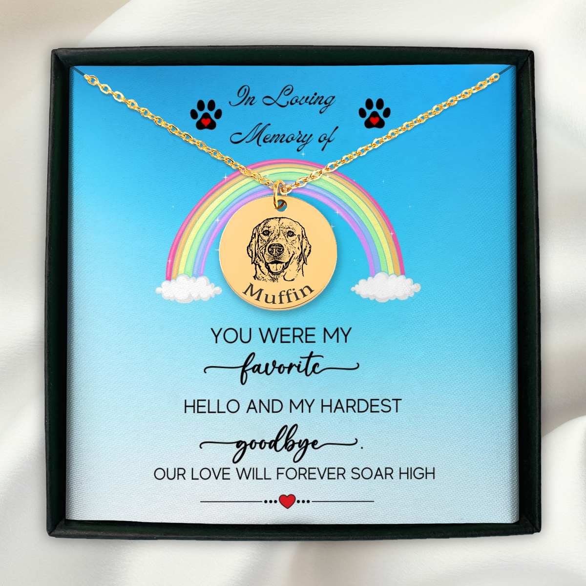 Pet Portrait Necklace