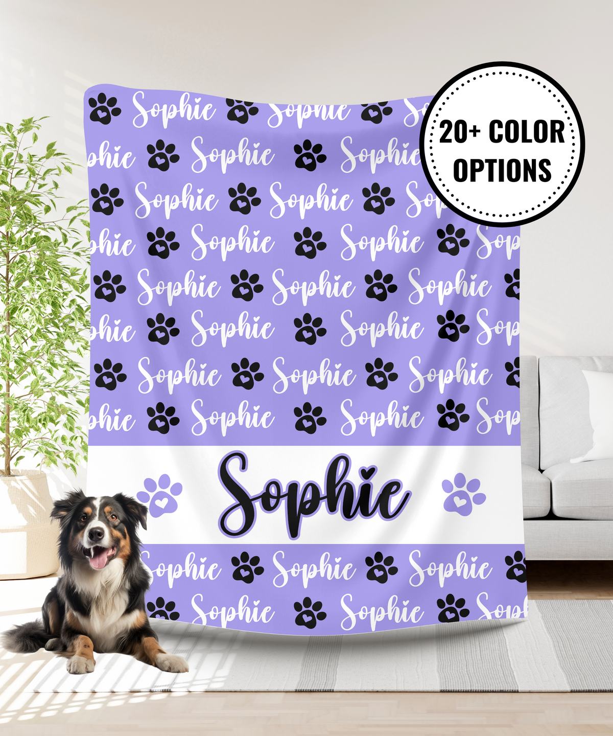 Personalized Dog blanket