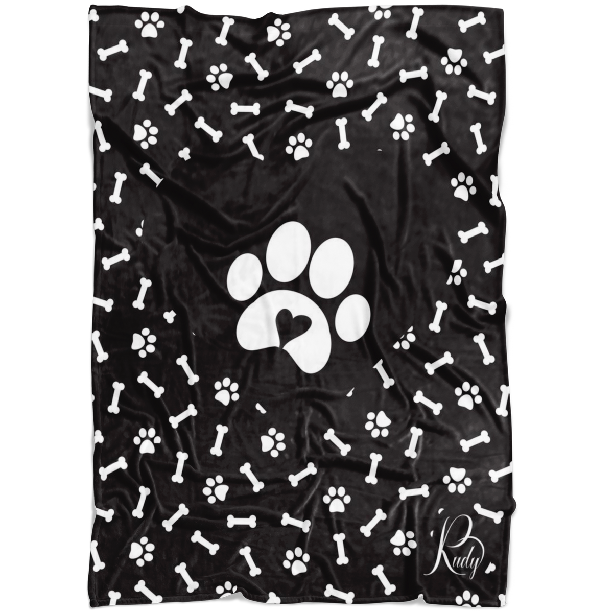 Paw Print Blanket